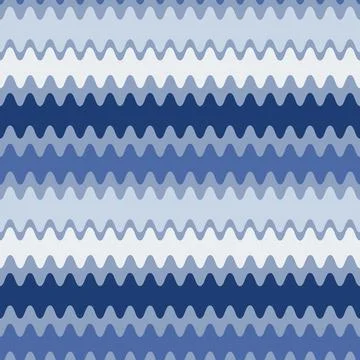 Seamless pattern on a square background - color waves. Geometry, abstraction Stock Illustration