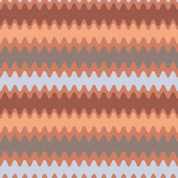 Seamless pattern on a square background - color waves. Geometry, abstraction Stock Illustration