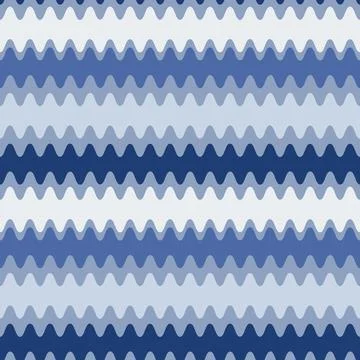 Seamless pattern on a square background - color waves. Geometry, abstraction Stock Illustration