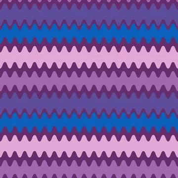Seamless pattern on a square background - color waves. Geometry, abstraction Stock Illustration