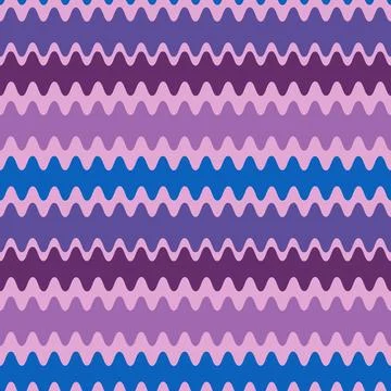 Seamless pattern on a square background - color waves. Geometry, abstraction Stock Illustration