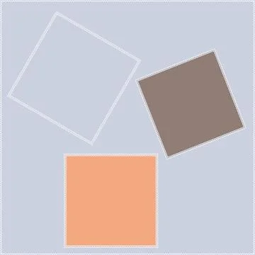 Seamless pattern on a square background - patchwork quilt. Design element. Illustrazione stock