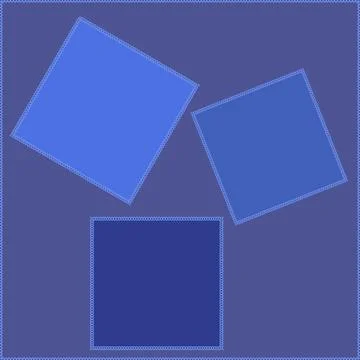 Seamless pattern on a square background - patchwork quilt. Design element. Illustrazione stock