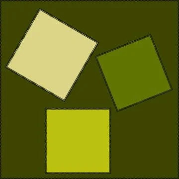 Seamless pattern on a square background - patchwork quilt. Design element. Stock Illustration