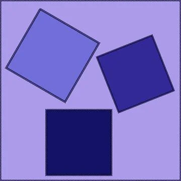 Seamless pattern on a square background - patchwork quilt. Design element. イラスト素材