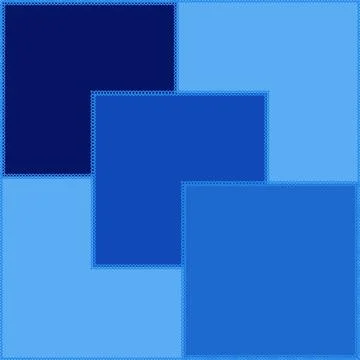 Seamless pattern on a square background - patchwork quilt. Design element. イラスト素材