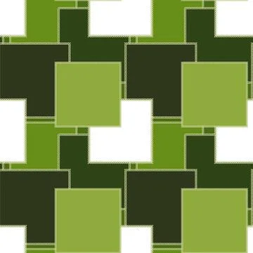 Seamless pattern on a square background - patchwork quilt. Design element. Stock Illustration