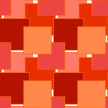 Seamless pattern on a square background - patchwork quilt. Design element. Stock Illustration