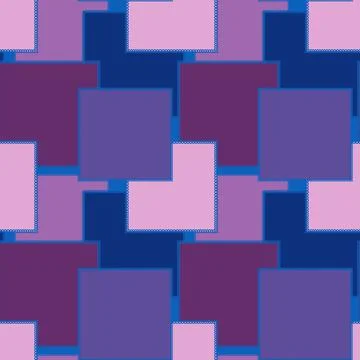 Seamless pattern on a square background - patchwork quilt. Design element. イラスト素材