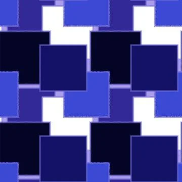 Seamless pattern on a square background - patchwork quilt. Design element. 스톡 일러스트