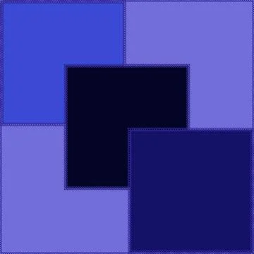 Seamless pattern on a square background - patchwork quilt. Design element. イラスト素材