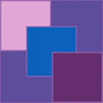 Seamless pattern on a square background - patchwork quilt. Design element. イラスト素材