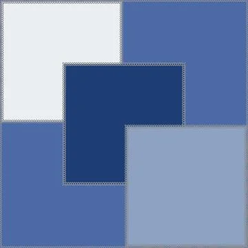 Seamless pattern on a square background - patchwork quilt. Design element. 스톡 일러스트