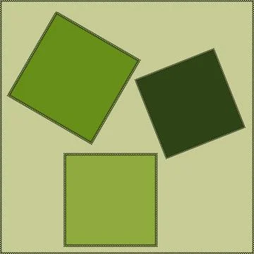 Seamless pattern on a square background - patchwork quilt. Design element. イラスト素材