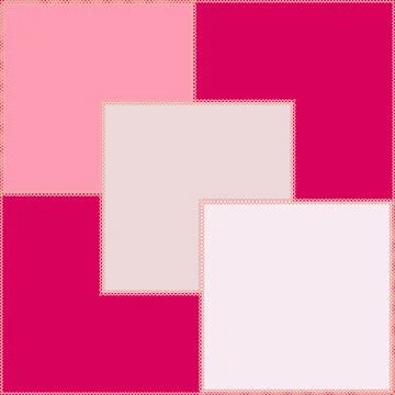 Seamless pattern on a square background - patchwork quilt. Design element. 스톡 일러스트