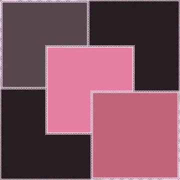 Seamless pattern on a square background - patchwork quilt. Design element. Stock Illustration