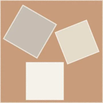 Seamless pattern on a square background - patchwork quilt. Design element. Stock Illustration