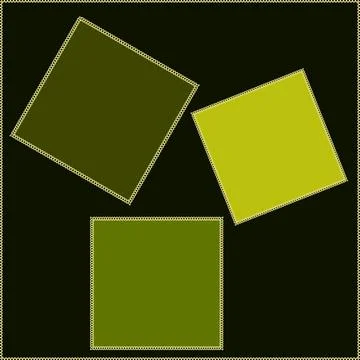 Seamless pattern on a square background - patchwork quilt. Design element. Stock Illustration