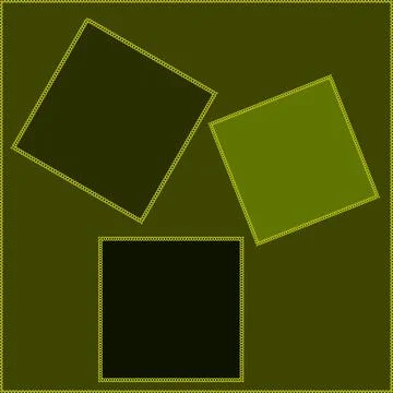 Seamless pattern on a square background - patchwork quilt. Design element. 库存插图