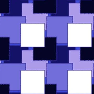 Seamless pattern on a square background - patchwork quilt. Design element. Stock Illustration