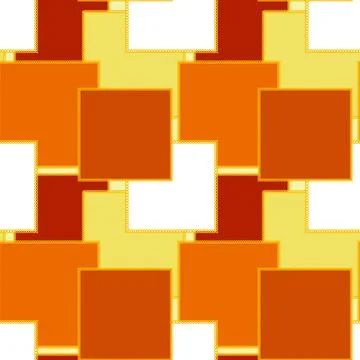 Seamless pattern on a square background - patchwork quilt. Design element. Stock Illustration