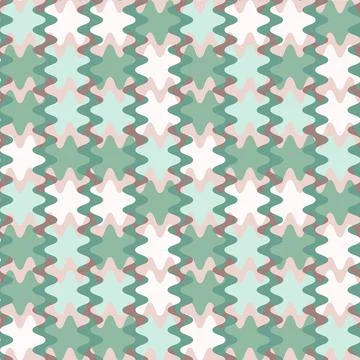 A seamless pattern on a square background is a patchwork mat made of differen イラスト素材