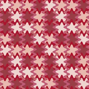 A seamless pattern on a square background is a patchwork mat made of differen Illustrazione stock