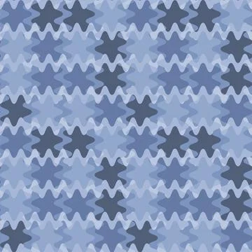 A seamless pattern on a square background is a patchwork mat made of differen Illustrazione stock