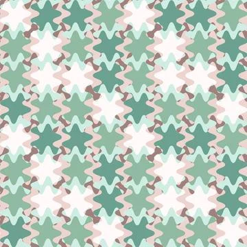 A seamless pattern on a square background is a patchwork mat made of differen Stock Illustration