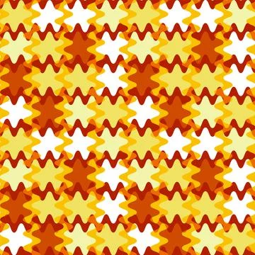 A seamless pattern on a square background is a patchwork mat made of differen 스톡 일러스트