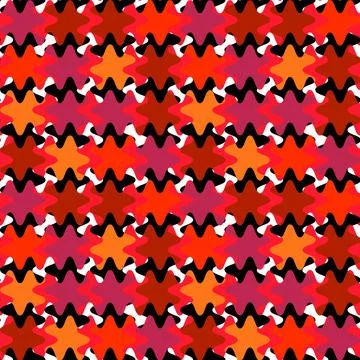 A seamless pattern on a square background is a patchwork mat made of differen Stockillustratie