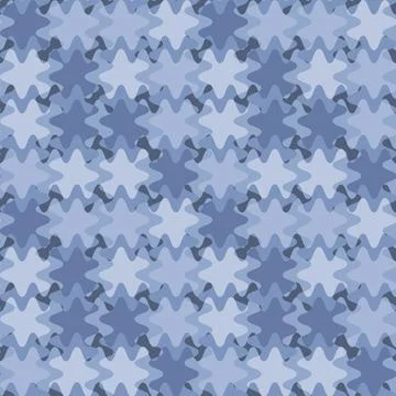 A seamless pattern on a square background is a patchwork mat made of differen Illustrazione stock