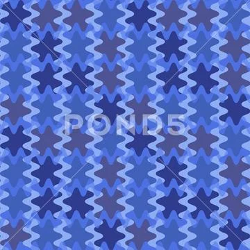 A seamless pattern on a square background is a patchwork mat made of differen Stockillustratie