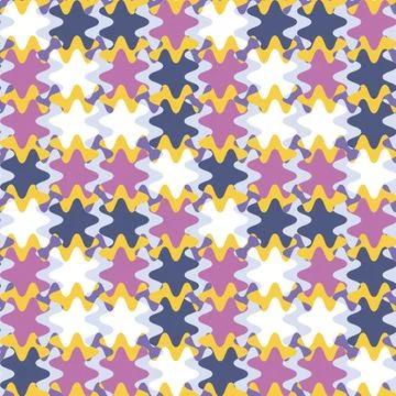 A seamless pattern on a square background is a patchwork mat made of differen Stockillustratie