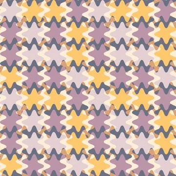 A seamless pattern on a square background is a patchwork mat made of differen 스톡 일러스트