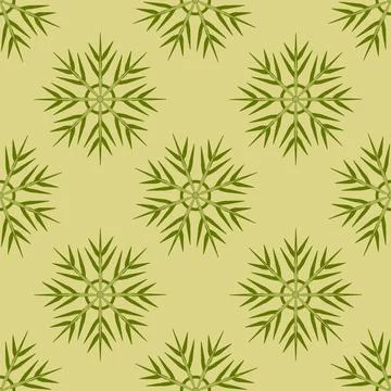 A seamless pattern on a square background is snowflakes. Design element 스톡 일러스트