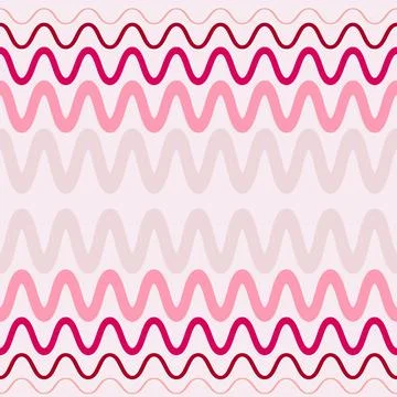 Seamless pattern on a square background - waves and zigzags. Design element 스톡 일러스트