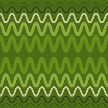 Seamless pattern on a square background - waves and zigzags. Design element 스톡 일러스트