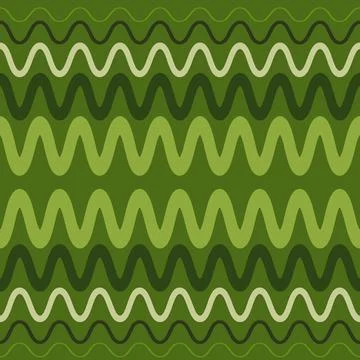Seamless pattern on a square background - waves and zigzags. Design element 스톡 일러스트