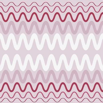Seamless pattern on a square background - waves and zigzags. Design element 스톡 일러스트