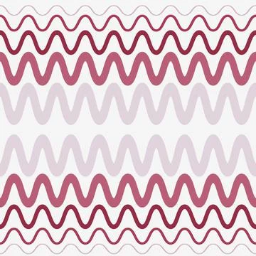Seamless pattern on a square background - waves and zigzags. Design element Stock Illustration