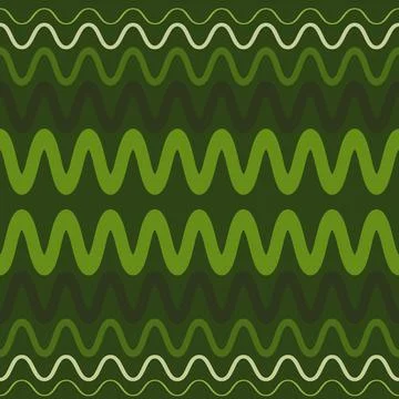 Seamless pattern on a square background - waves and zigzags. Design element 스톡 일러스트