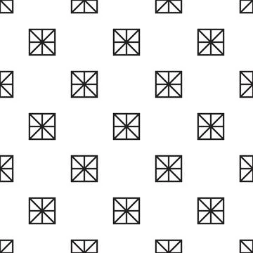 Seamless pattern square geometric shape design of abstract texture background Illustrazione stock