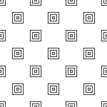 Seamless pattern square geometric shape design of abstract texture background Stock Illustration
