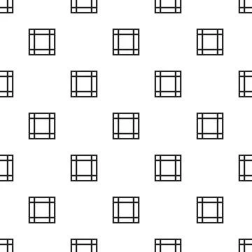 Seamless pattern square geometric shape design of abstract texture background Illustrazione stock