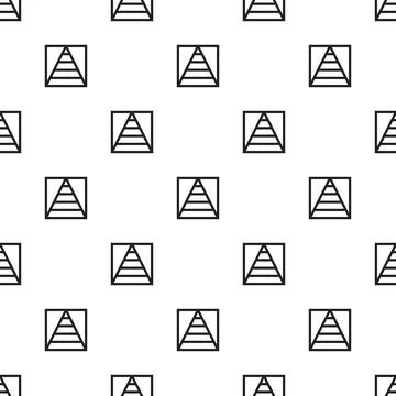 Seamless pattern square geometric shape design of abstract texture background Stock Illustration