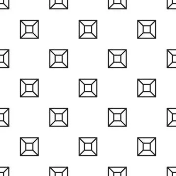 Seamless pattern square geometric shape design of abstract texture background Stock Illustration