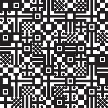 Seamless pattern square Stockillustratie