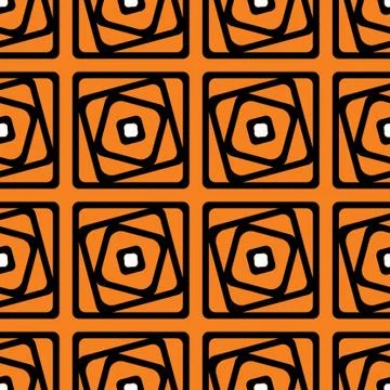 Seamless pattern with square shapes Stock Illustration