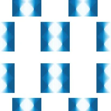 Seamless pattern with squares in blue and white colors Stock Illustration